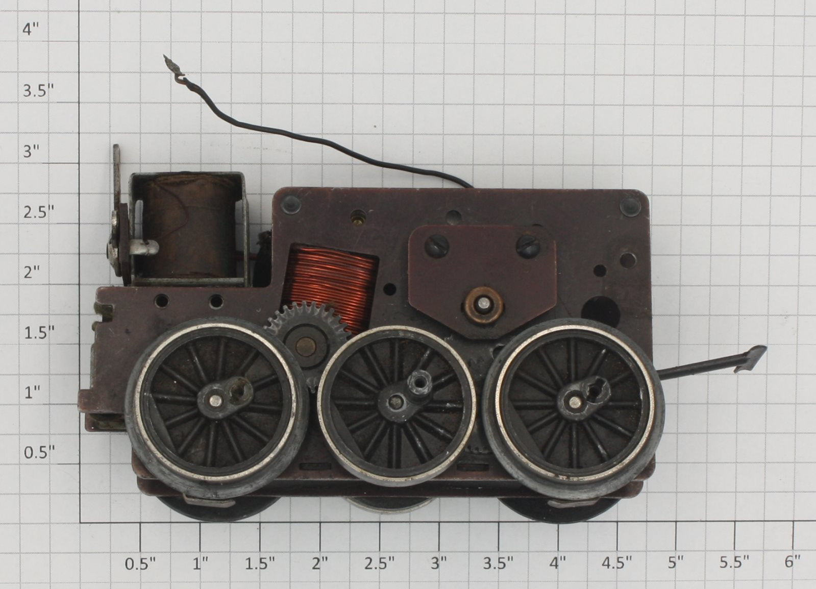 Lionel 2026M-1 6-Wheel Steam Motor Chassis without Smoke Unit