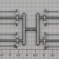 Lionel 81712-25 86' Silver Painted Boxcar Door Locking Bar