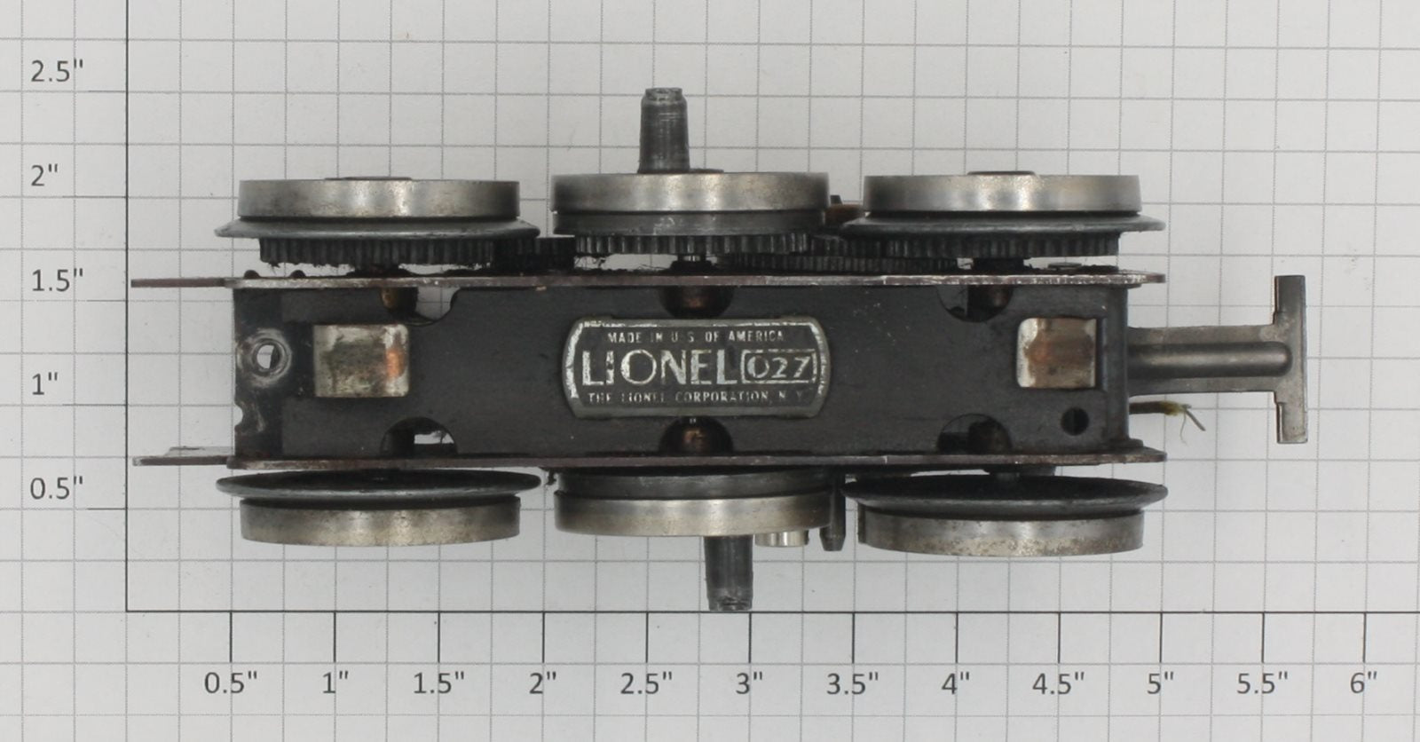 Lionel 2026M-1 6-Wheel Steam Motor Chassis