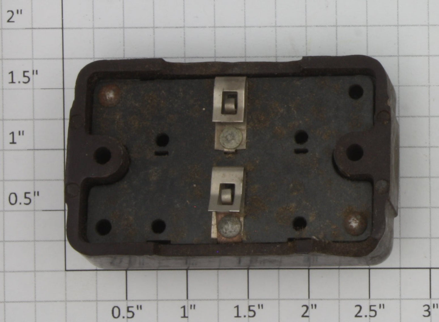 American Flyer XA10961 S Gauge Brown Blank Control Button Box
