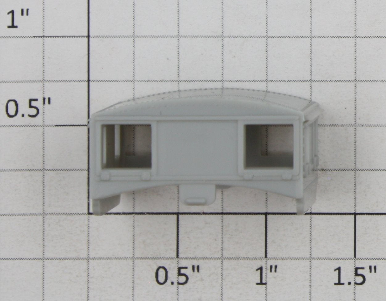 Athearn 74296 HO Straight Caboose Unpainted Cupola