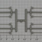 Lionel 81712-25 86' Gray Unpainted Boxcar Door Locking Bar