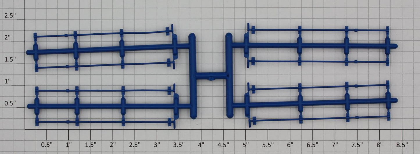 Lionel 81712-25 86' Blue Painted Boxcar Door Locking Bar