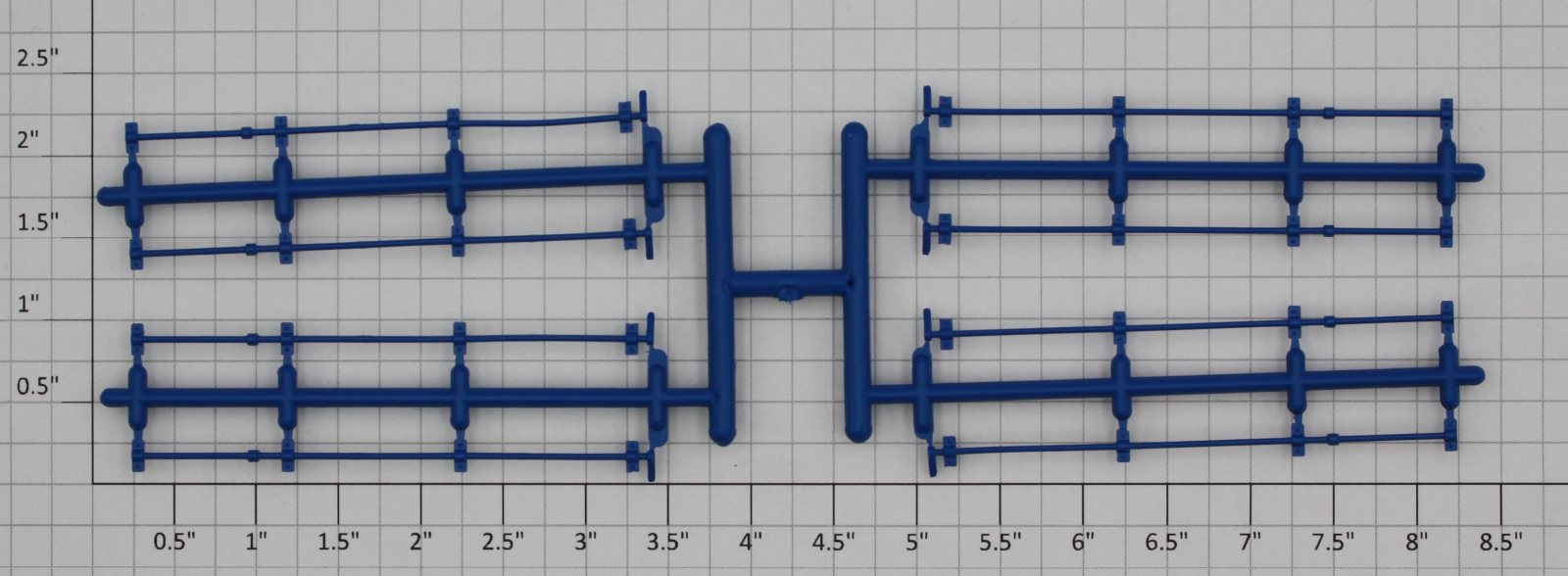 Lionel 81712-25 86' Blue Painted Boxcar Door Locking Bar