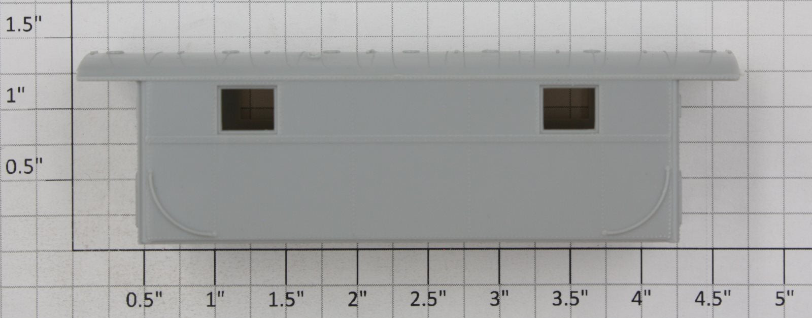 Athearn 74299 HO NE Caboose Body with Two Windows