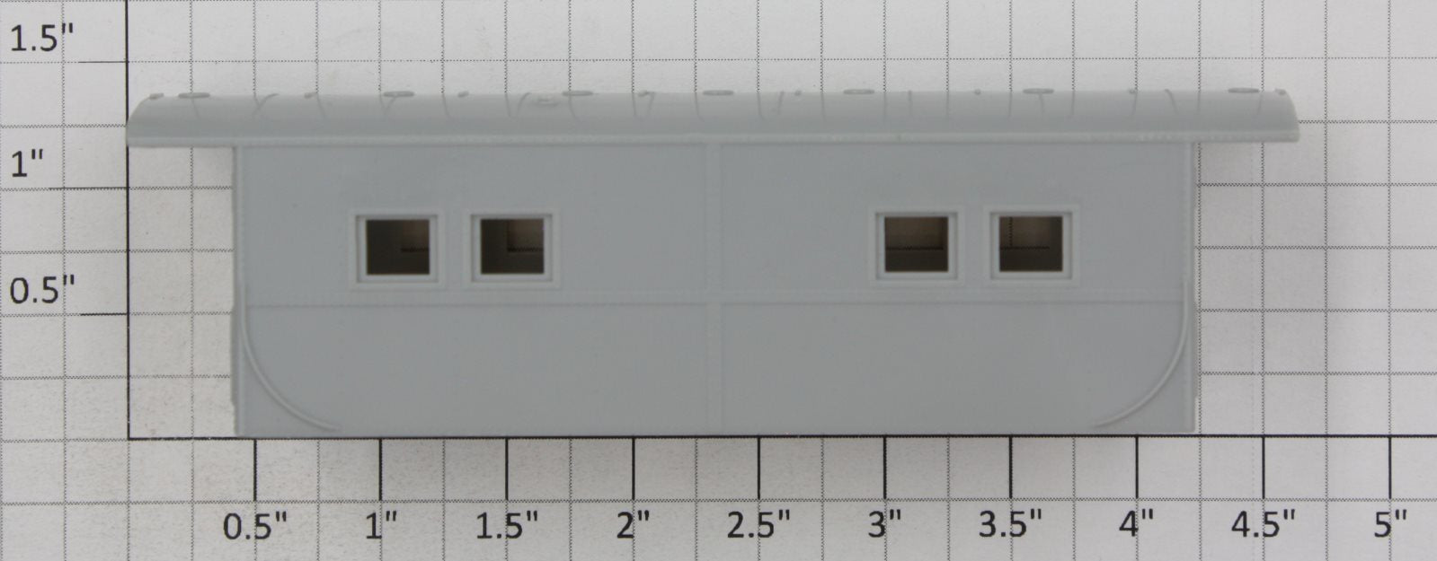 Athearn 74298 HO NE Caboose Body with Four Windows