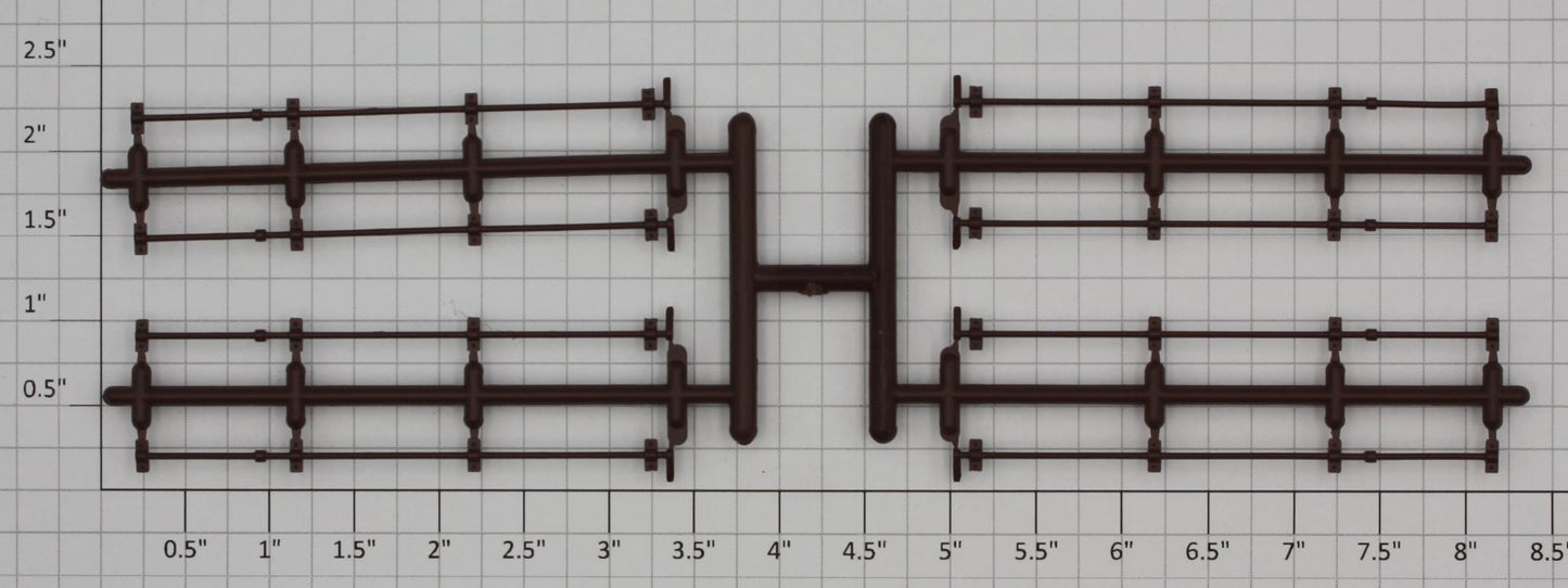 Lionel 81712-25 86' Brown Painted Boxcar Door Locking Bar