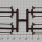 Lionel 81712-25 86' Brown Painted Boxcar Door Locking Bar
