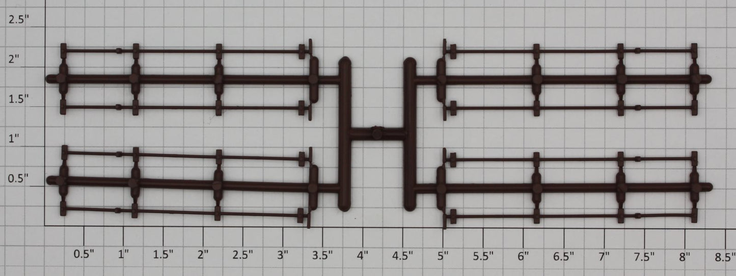 Lionel 81712-25 86' Brown Painted Boxcar Door Locking Bar
