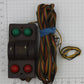 American Flyer XA10698 S Scale Bakelite Brown Lighted Dual Switch Controller