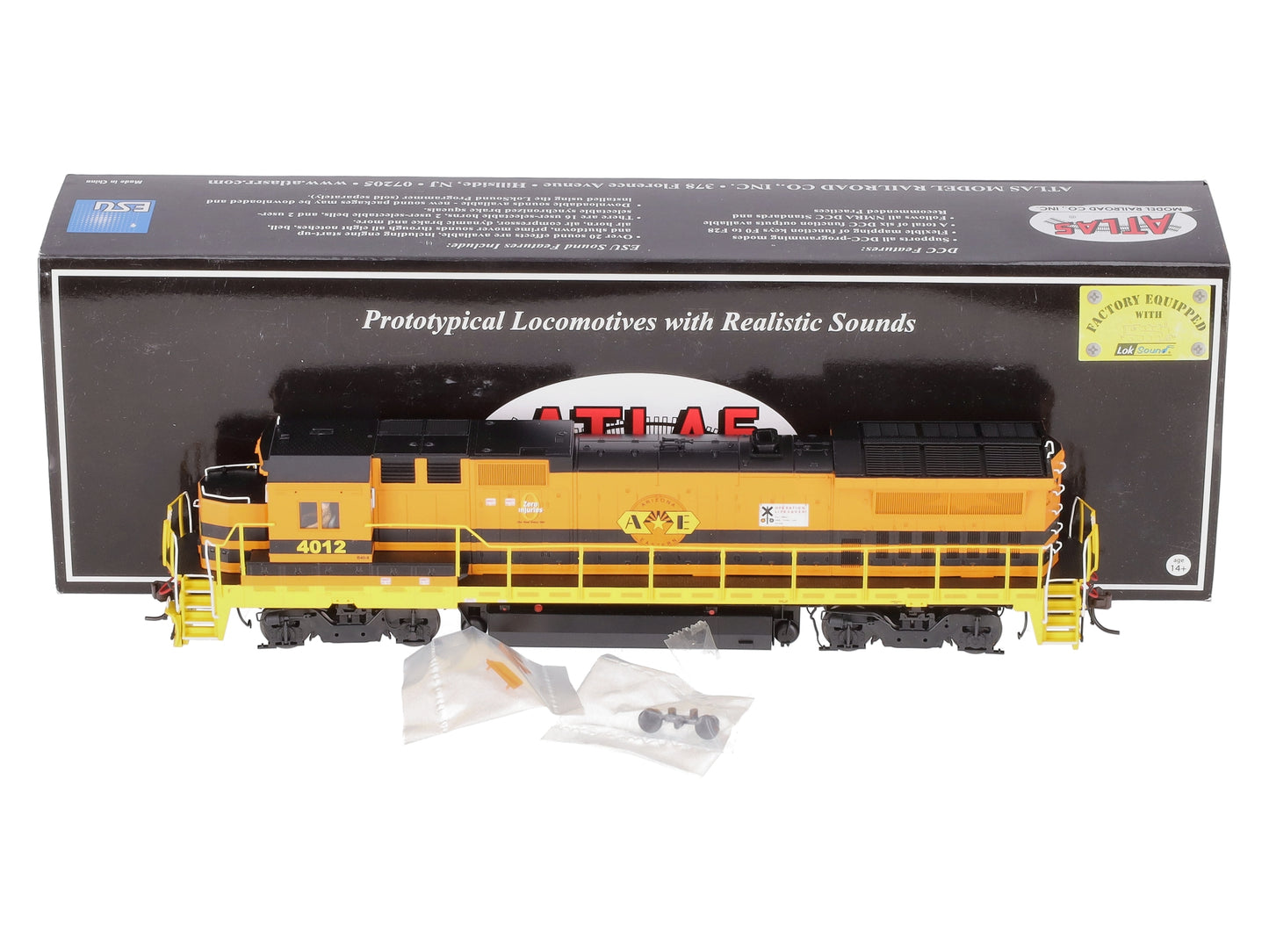 Atlas 10001824 HO Arizona & Eastern GE Dash 8-40B with Sound & DCC #4012