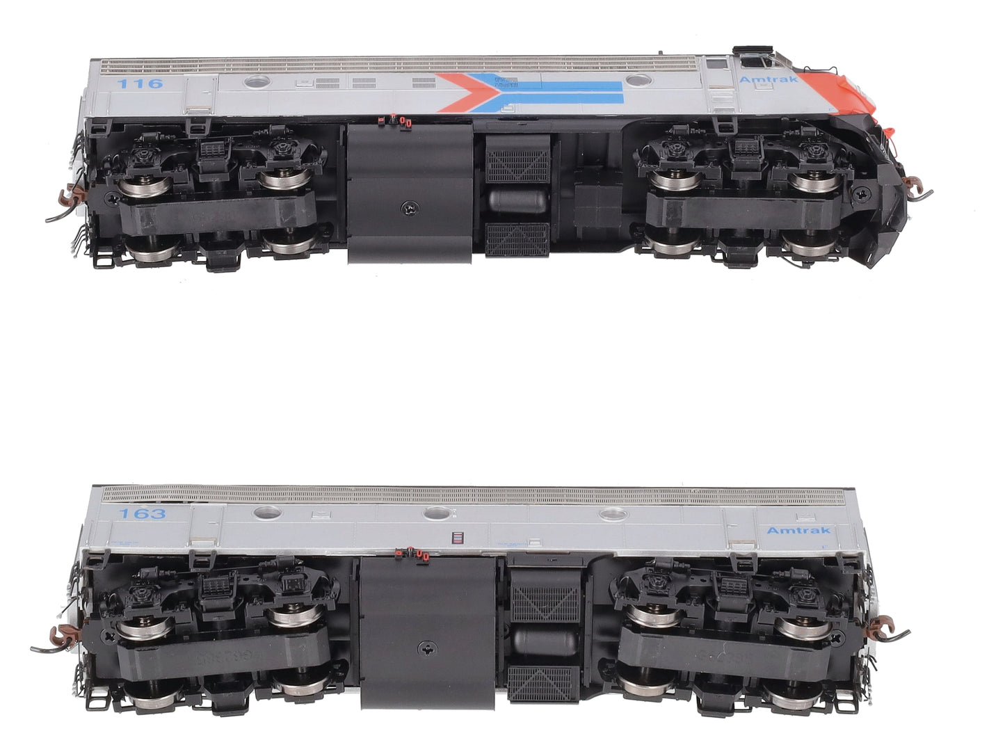 Athearn G22681 HO Amtrak EMD FP7A/F7B Diesel Loco w/DCC & Sound #116A/#163B
