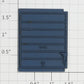 Lionel 6468-14DB Blue Left Hand Boxcar Door