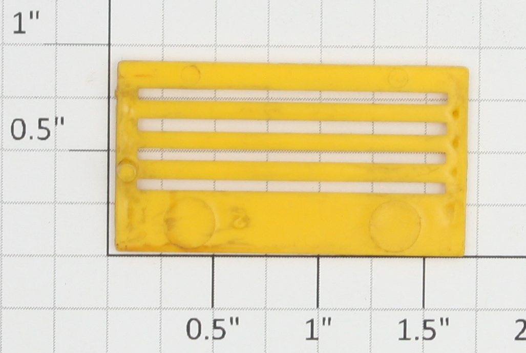Lionel 9707-15 Yellow Unpainted Lower Level Stock Car Door