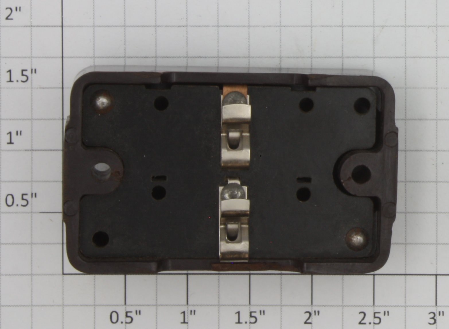 American Flyer XA10961-13 S Scale Brown with White Print Control Button
