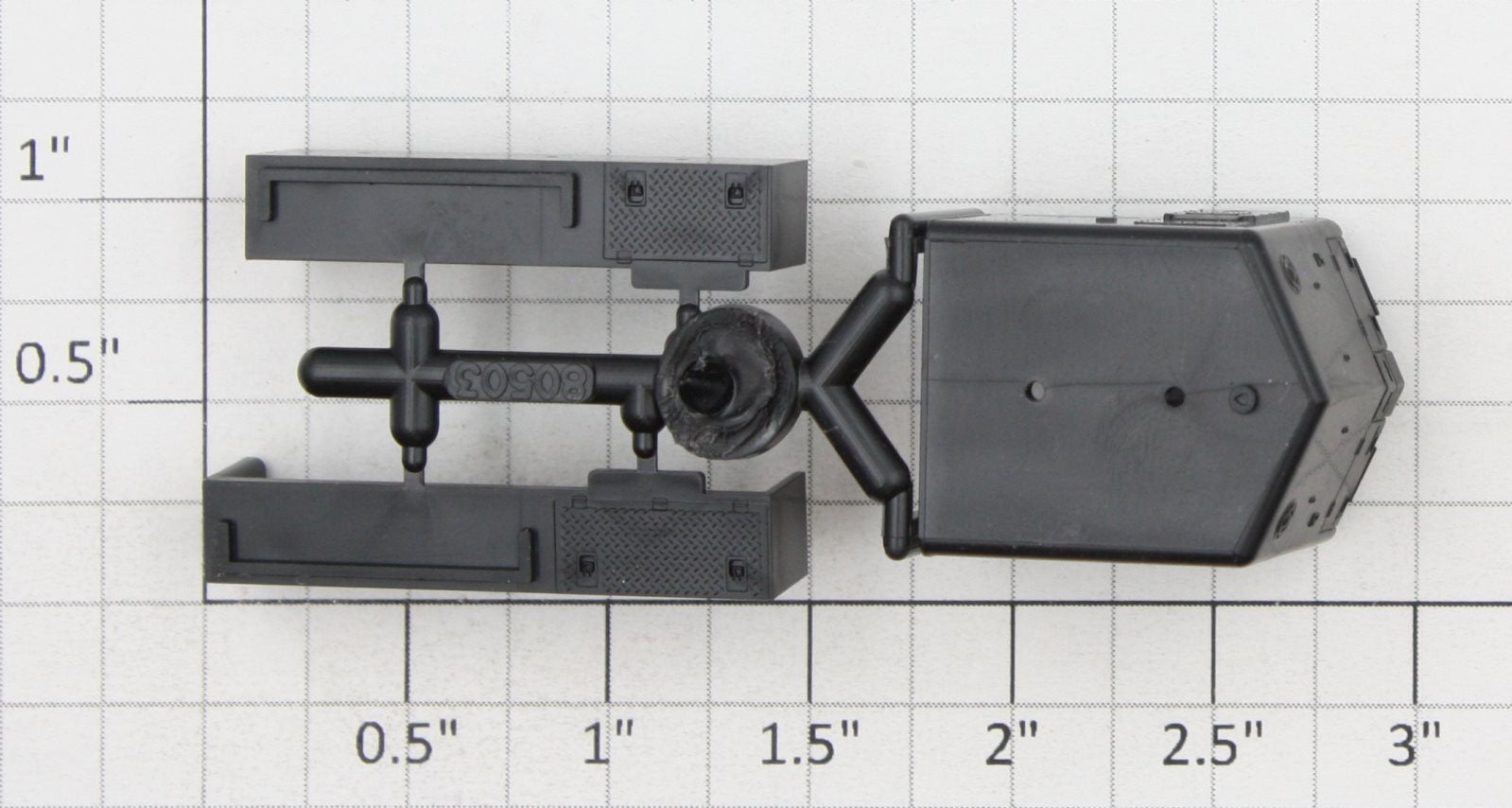 Athearn 80503 HO SD-50 / SD-60 Nose and Battery Box Trim Kit