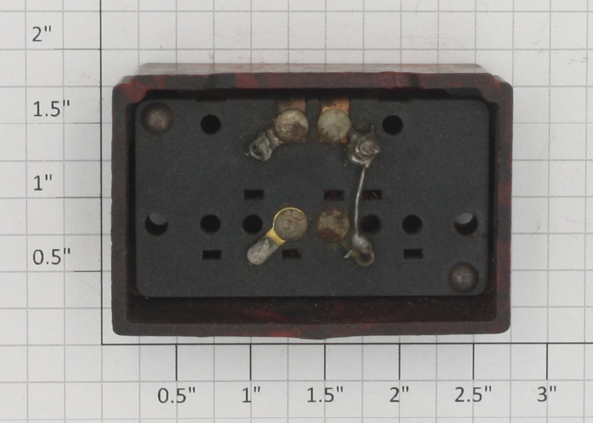 American Flyer 2450-714 Red Swirl "Log Unloading Car" Control Button
