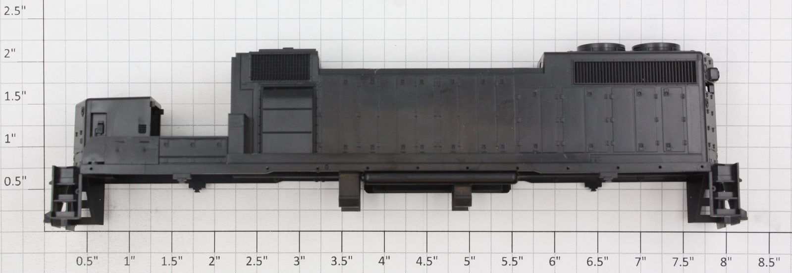 Athearn 46940 HO Scale Black GP38-2 Body Shell