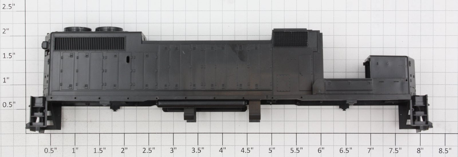 Athearn 46940 HO Scale Black GP38-2 Body Shell