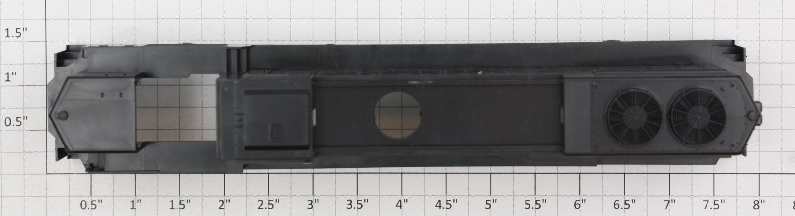 Athearn 46940 HO Scale Black GP38-2 Body Shell