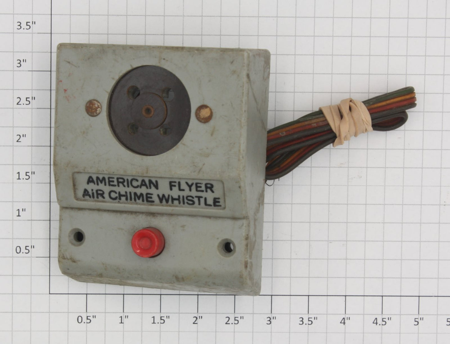American Flyer XA10961-AE Air Chime White/Gray Whistle Switch Controller