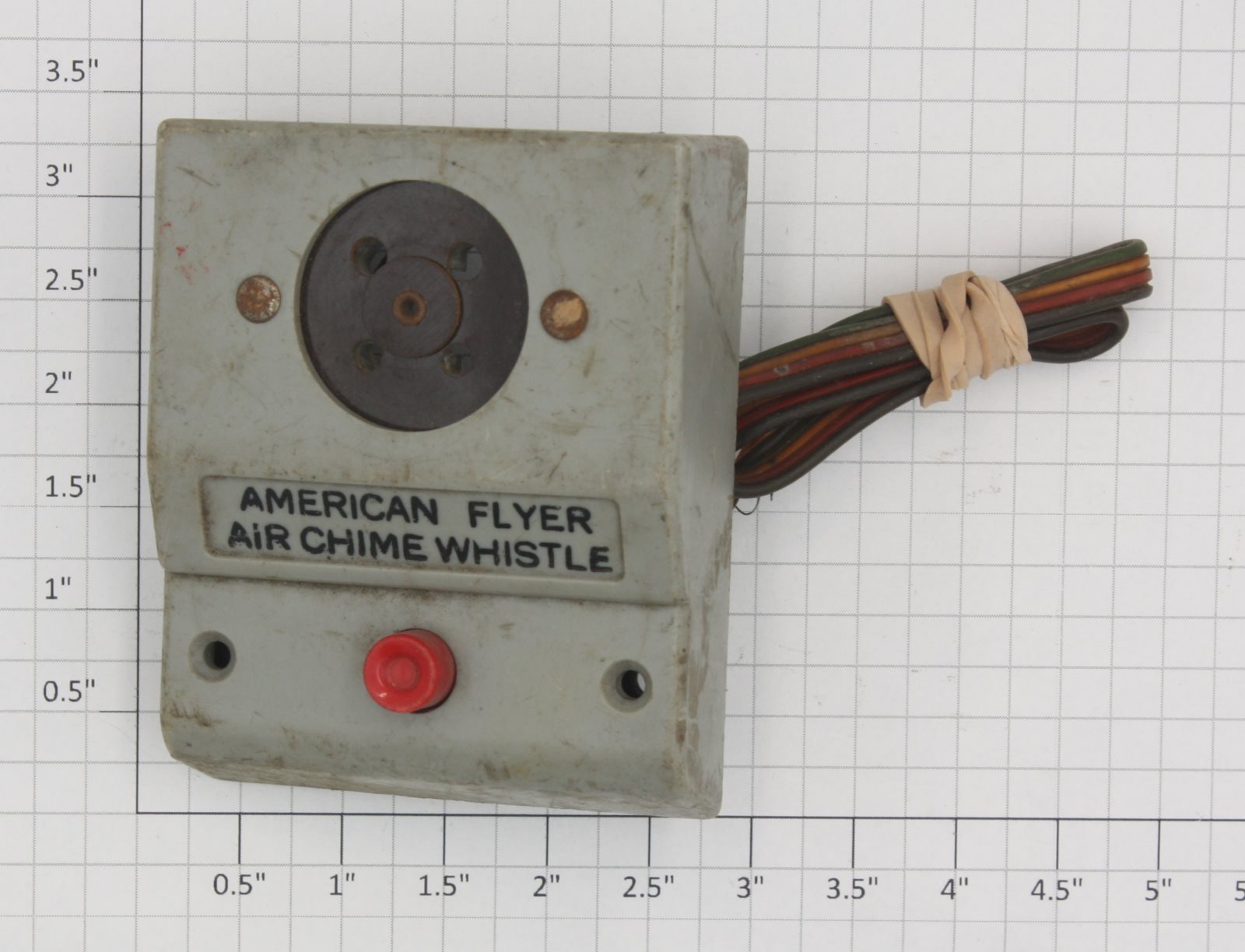 American Flyer XA10961-AE Air Chime White/Gray Whistle Switch Controller