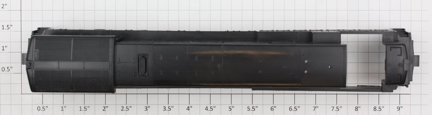 Athearn 35101 HO Scale Black U33C Diesel Body Shell