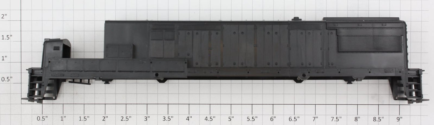 Athearn 34301 HO Scale Black UC28 Diesel Body Shell