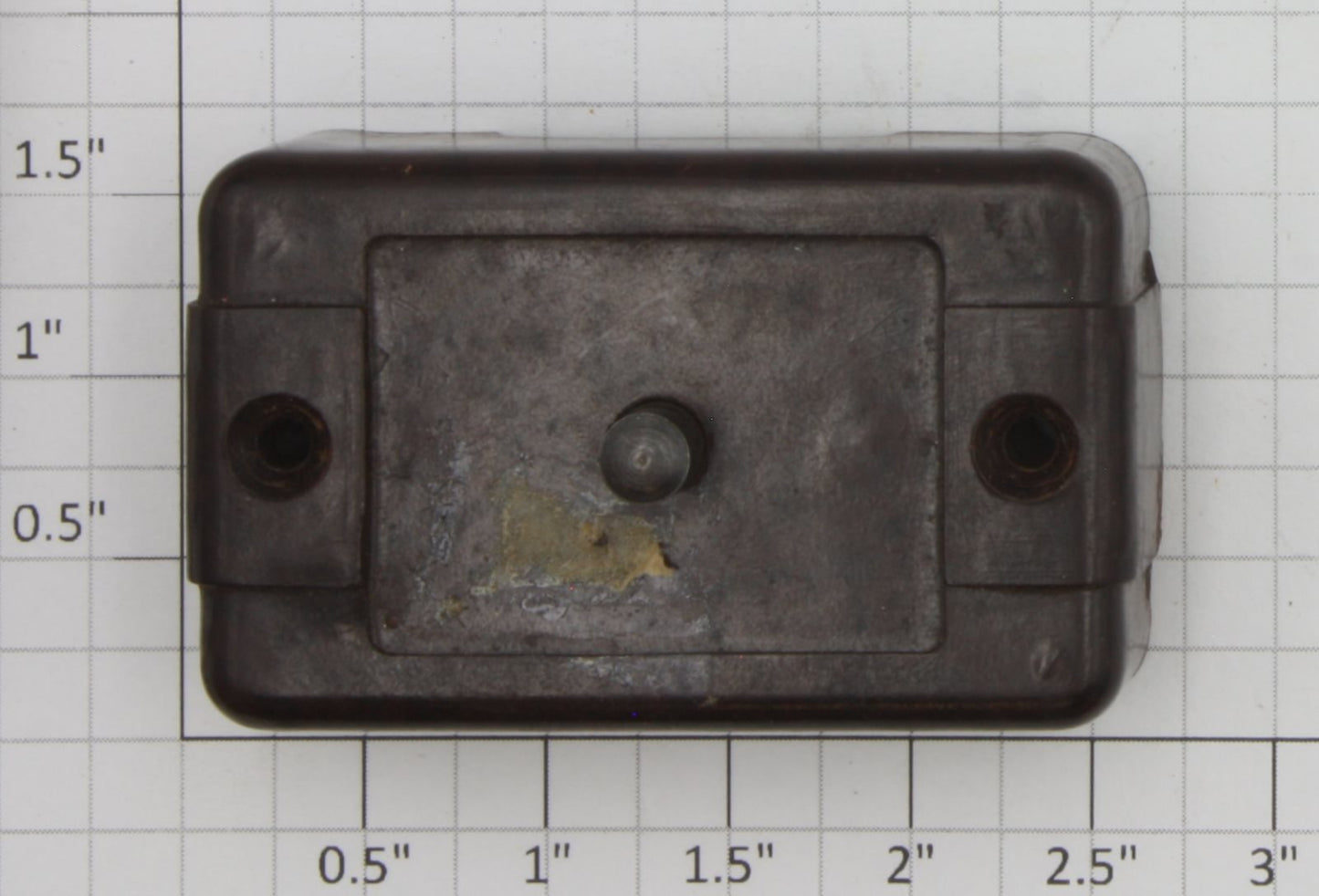 American Flyer XA10961-5 S Scale Brown Marble Blank Control Button