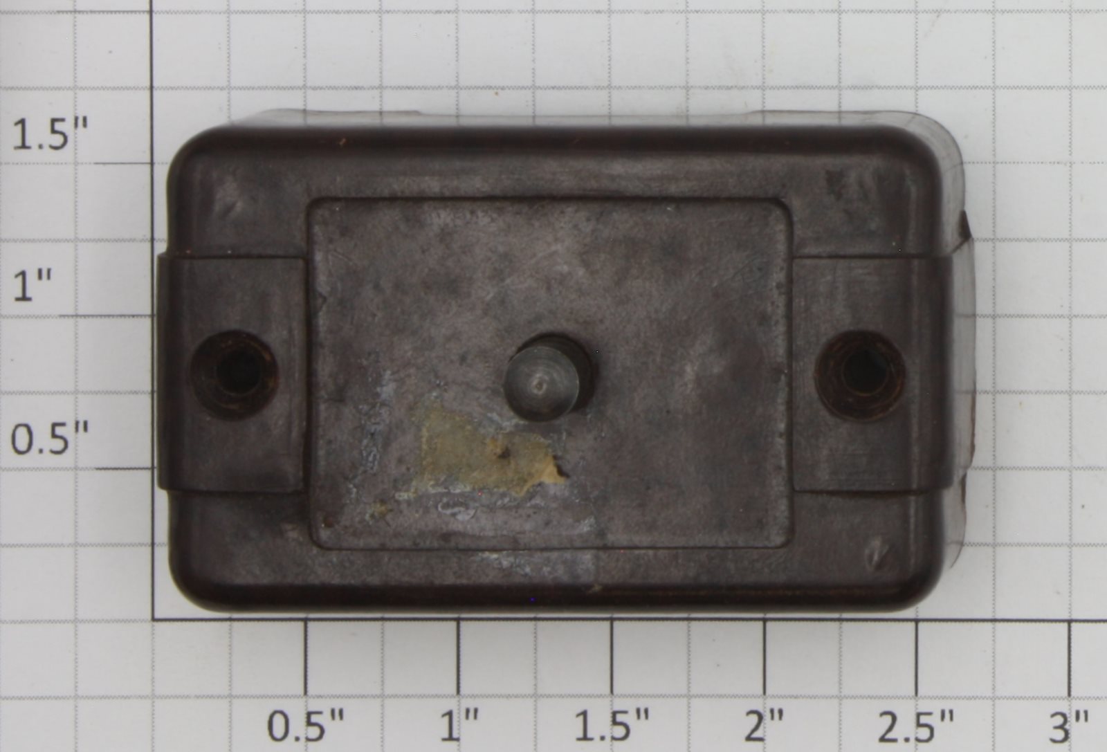 American Flyer XA10961-5 S Scale Brown Marble Blank Control Button