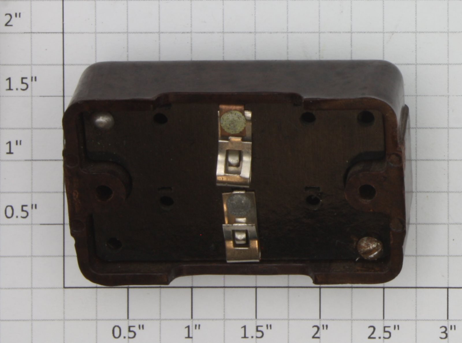 American Flyer XA10961-5 S Scale Brown Marble Blank Control Button
