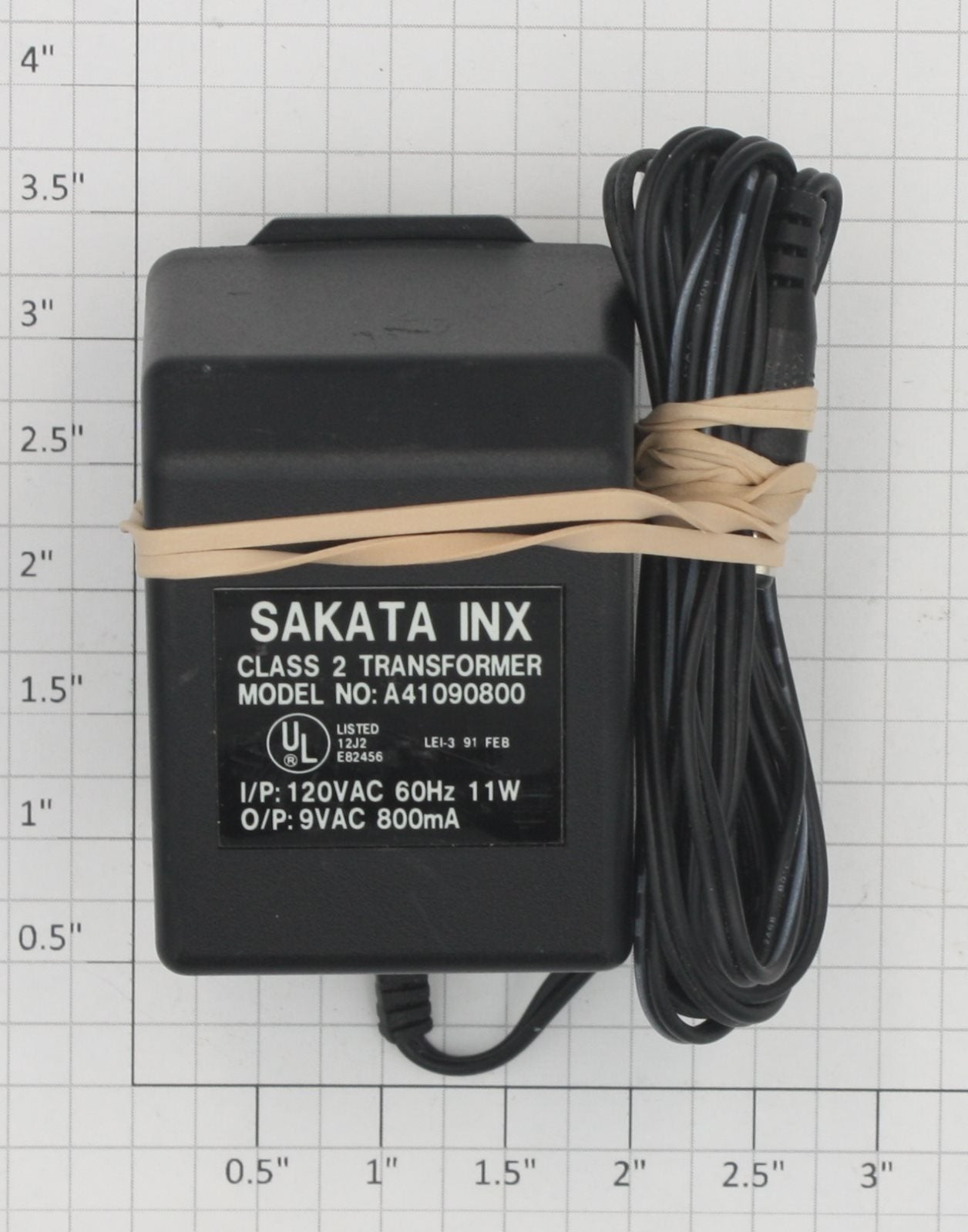Acme 0714-503 Sakata Class 2 9V AC 800mA Transformer Wall Pack