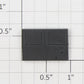 Roundhouse 60573 HO Rectangular Black Hatch