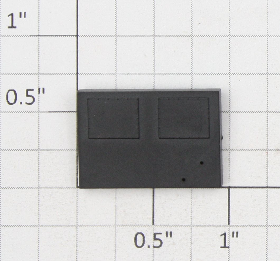 Roundhouse 60573 HO Rectangular Black Hatch