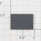Roundhouse 60573 HO Rectangular Gray Hatch