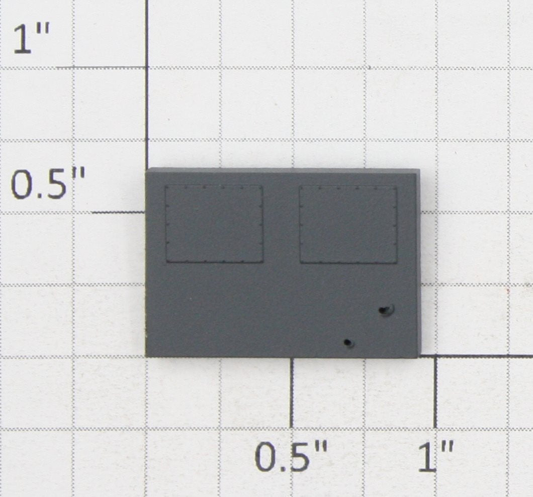 Roundhouse 60573 HO Rectangular Gray Hatch