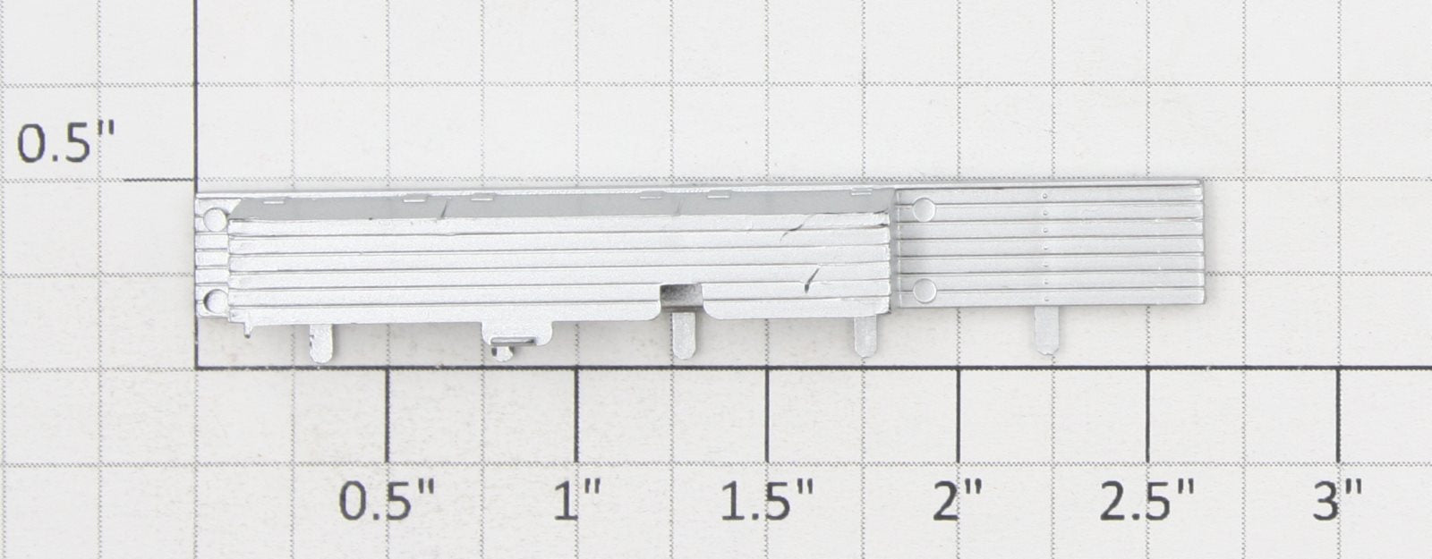 Athearn 12915 HO Silver Painted Right Hand Flatcar Tool Box