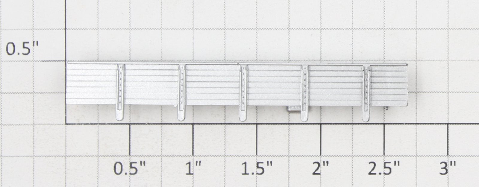 Athearn 12915 HO Silver Painted Right Hand Flatcar Tool Box
