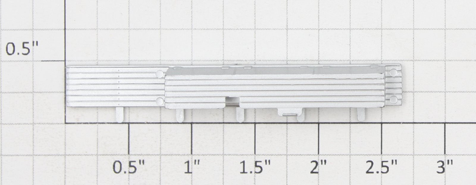 Athearn 12915 HO Silver Painted Left Hand Flatcar Tool Box