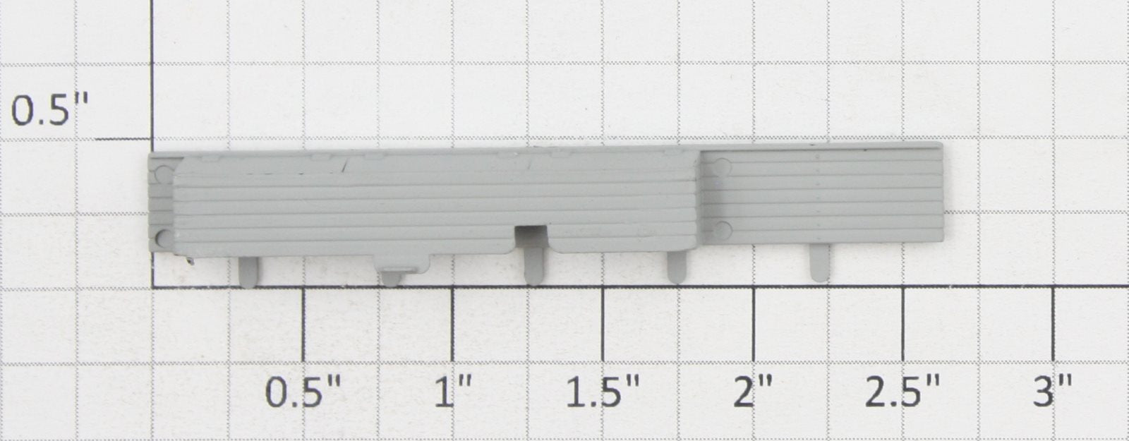 Athearn 12915 HO Gray Right Hand Flatcar Tool Box