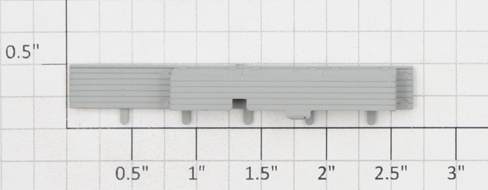 Athearn 12915 HO Gray Left Hand Flatcar Tool Box