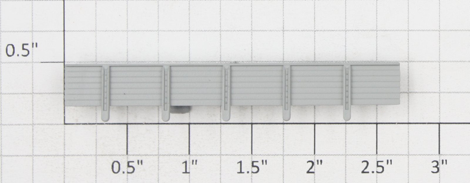 Athearn 12915 HO Gray Left Hand Flatcar Tool Box