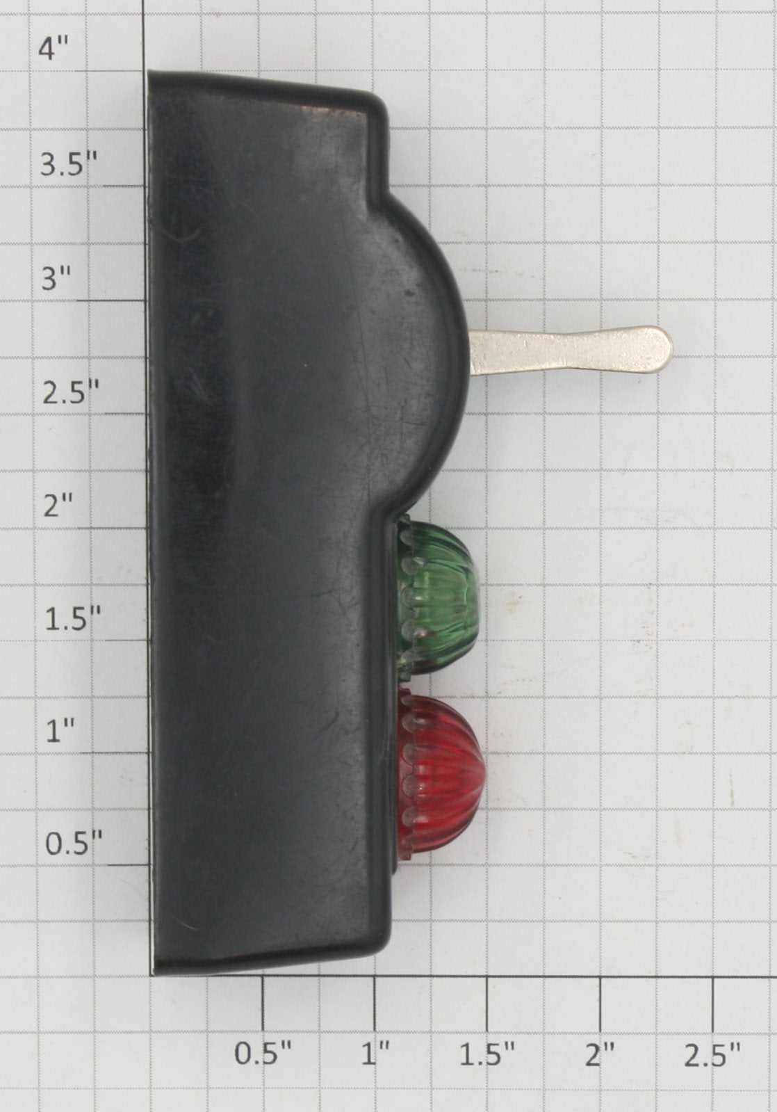 Lionel 5122-2 O Gauge Bayonet Base Switch Controller with Jewel Lenses No Wire