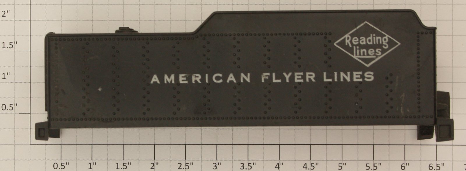 American Flyer XA9461 AF Reading Lines Plastic Tender Shell