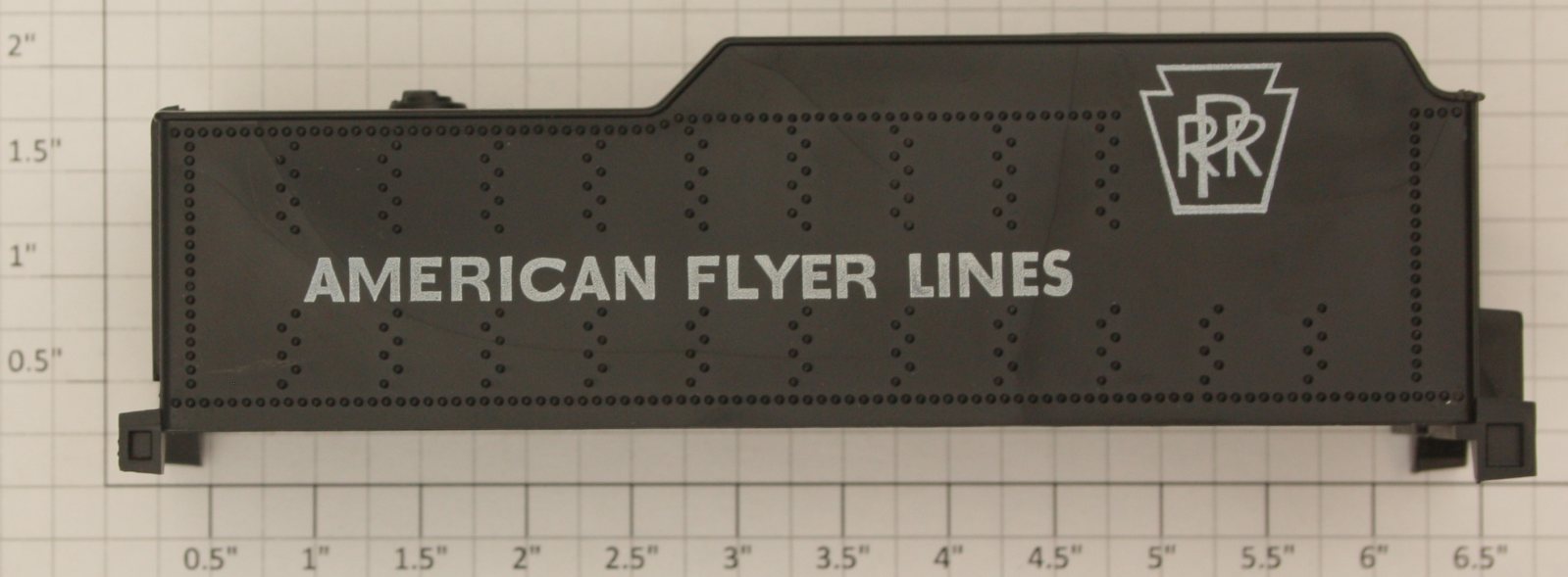 American Flyer PRR-P1 Pennsylvania American Flyer Lines Plastic Tender Shell