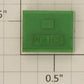 K-Line RA-31 Green Plastic Police Mailbox