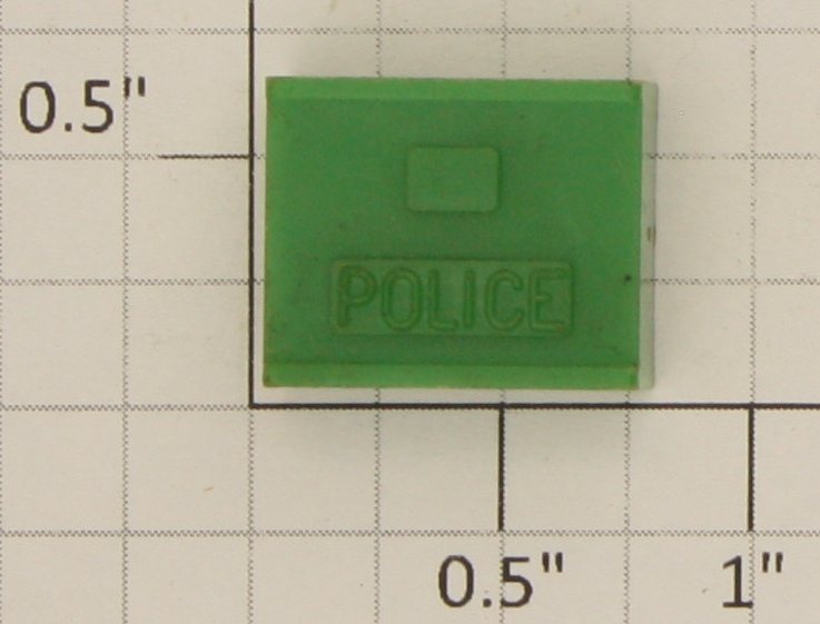 K-Line RA-31 Green Plastic Police Mailbox