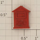 K-Line RA-31 Red Plastic Fire Department Mailbox