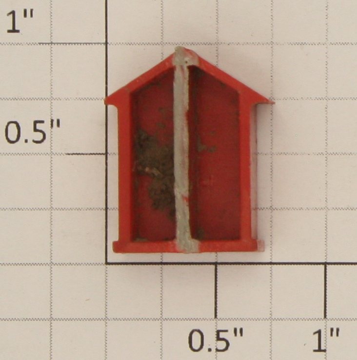 K-Line RA-31 Red Plastic Fire Department Mailbox