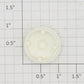 Lionel 2455-5  White Unpainted Tank Car Dome Cap Lid